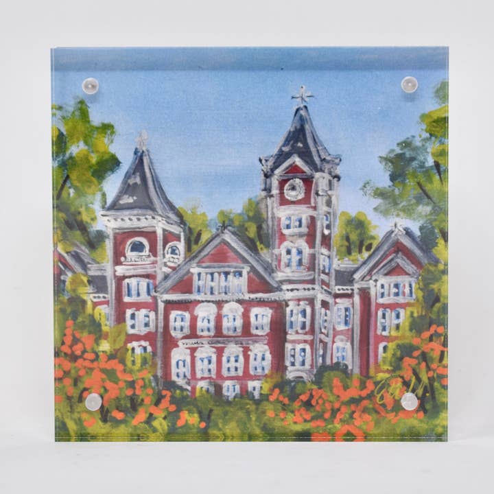Auburn Landmark Acrylic Block | 4x4