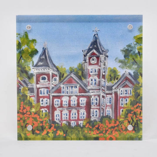 Auburn Landmark Acrylic Block | 4x4