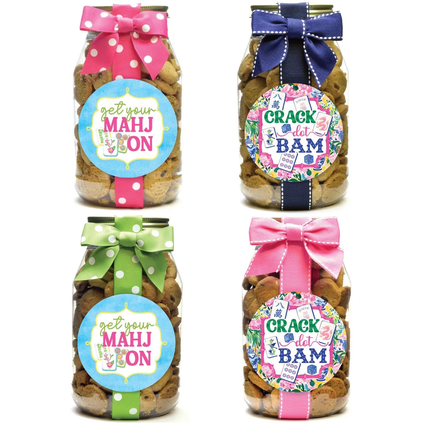 Quart Jar | Chocolate Chip | Mahjong