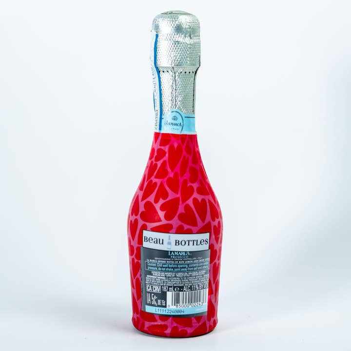 Beau Bottles Pop Hearts | Mini Prosecco | Six Pack