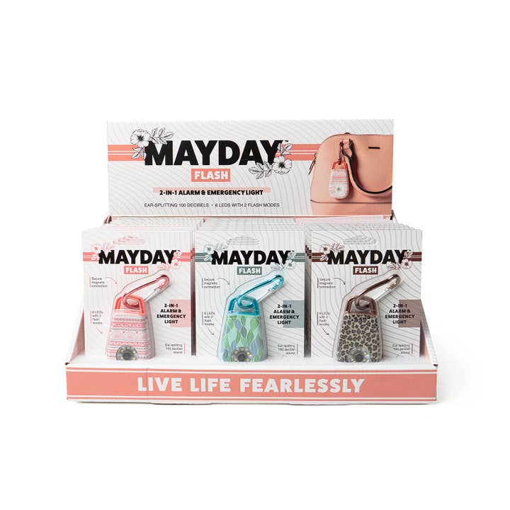 Mayday Ultra Flash | 2-in-1 Alarm & Emergency Light | Assorted Colors