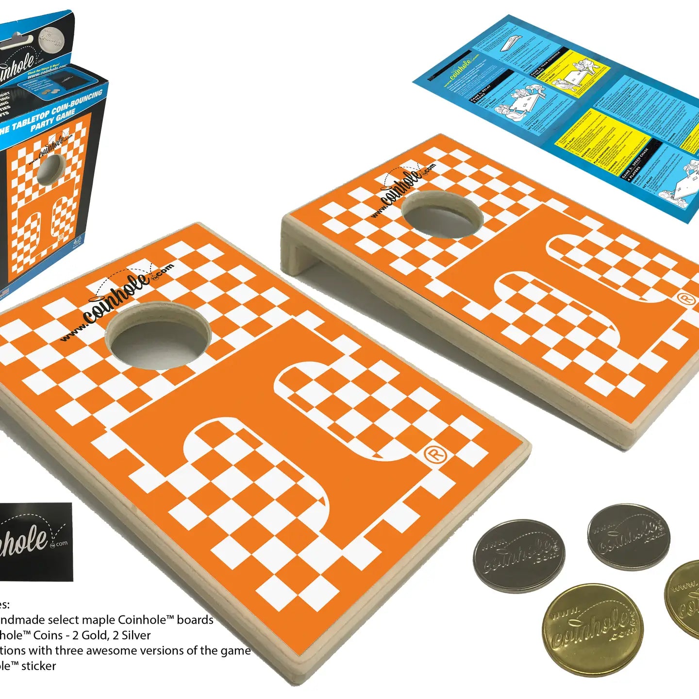 Coinhole Tabletop Game Set | Tennessee