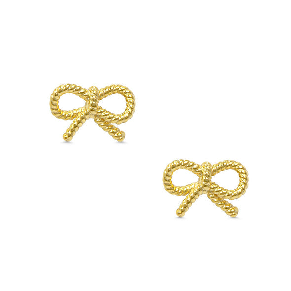 Stud Earrings | Bow Twist