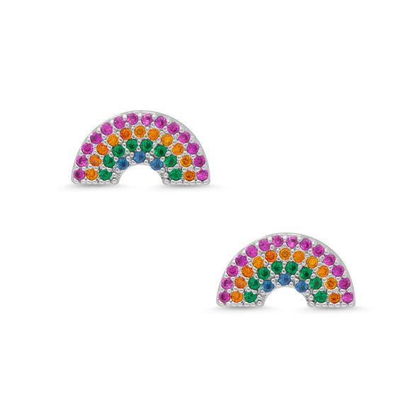 Stud Earrings - Rainbow