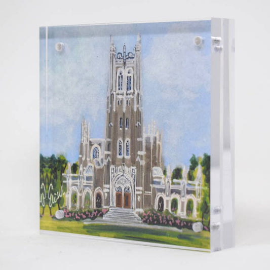 Duke Landmark Acrylic Block | 4x4