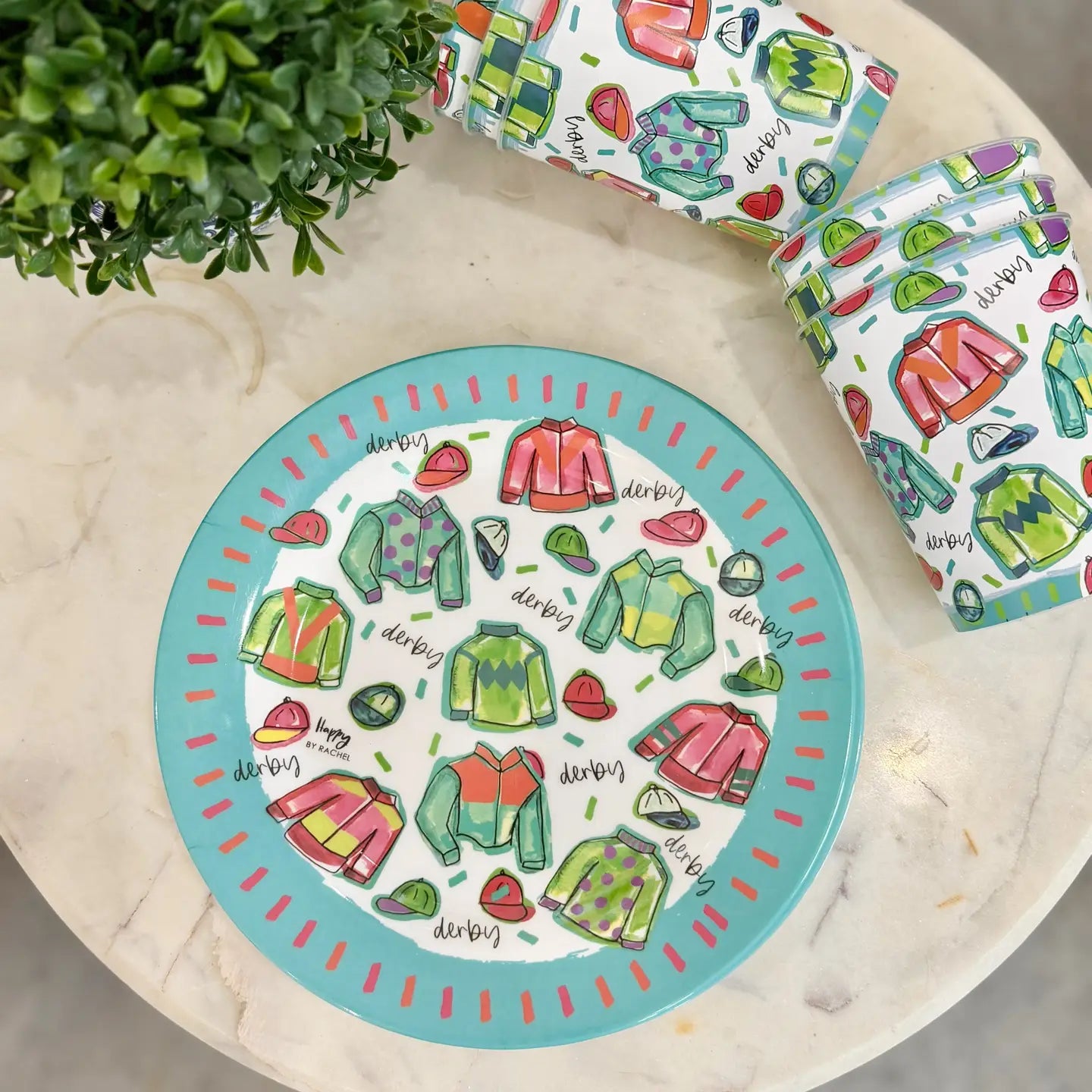 Derby Melamine Plate