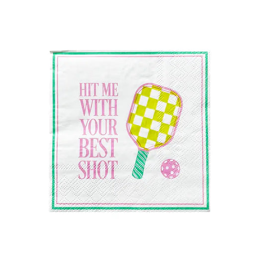 Cocktail Napkins | Hit Me with Your Best Shot!