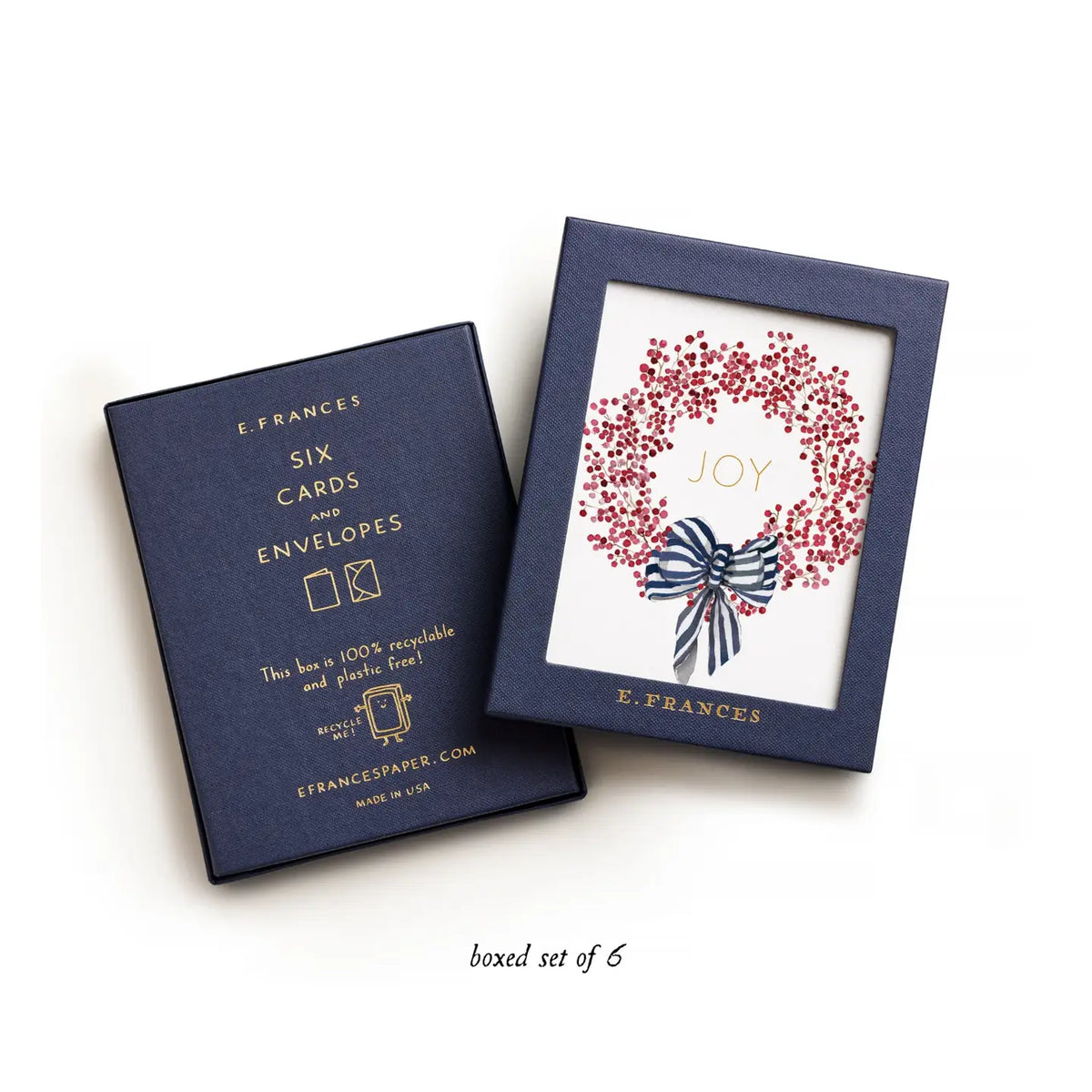 Boxed Card Set | Red Berry Wreath