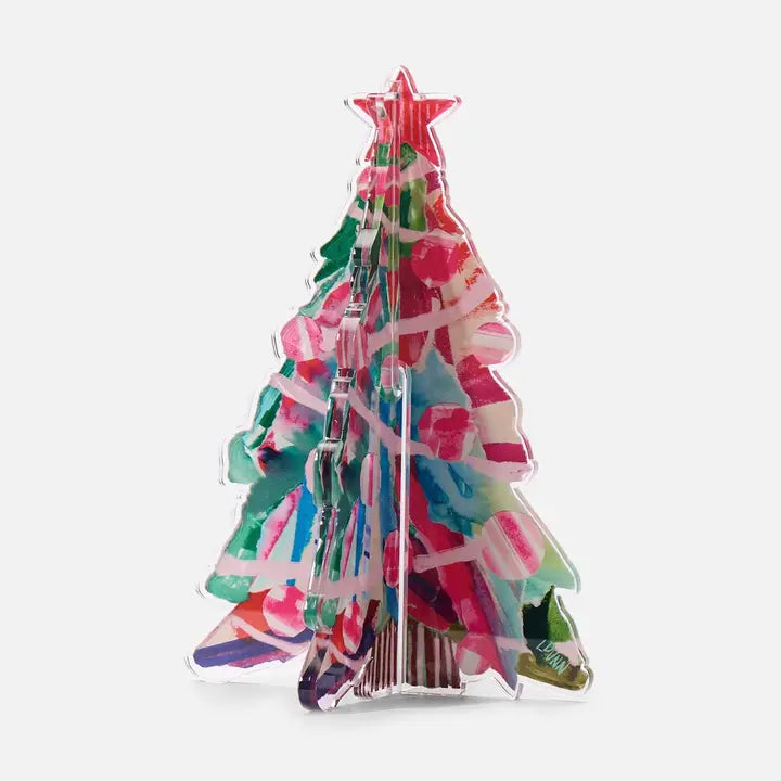 Pink Merry 3-D Tree