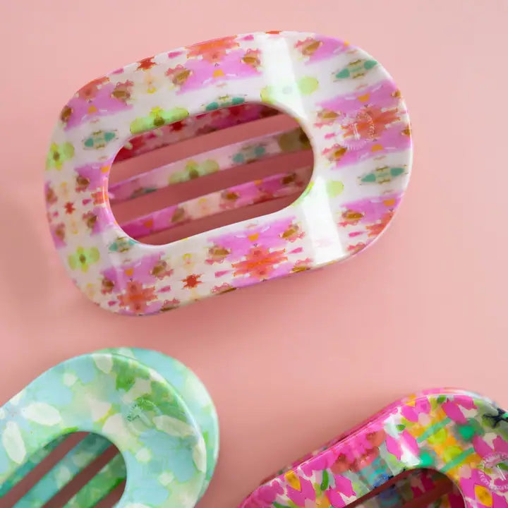 Teleties | Giverny | Flat Round Clip | Assorted Sizes