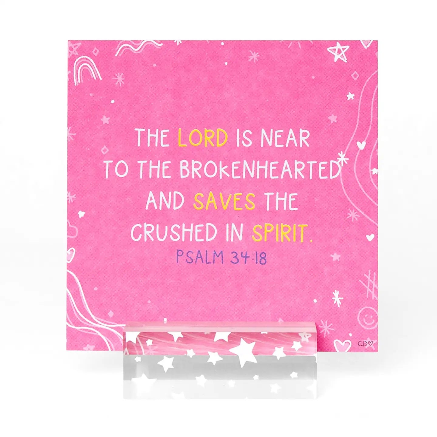 Verses For Love | Bible Verse Card Set with Display Stand