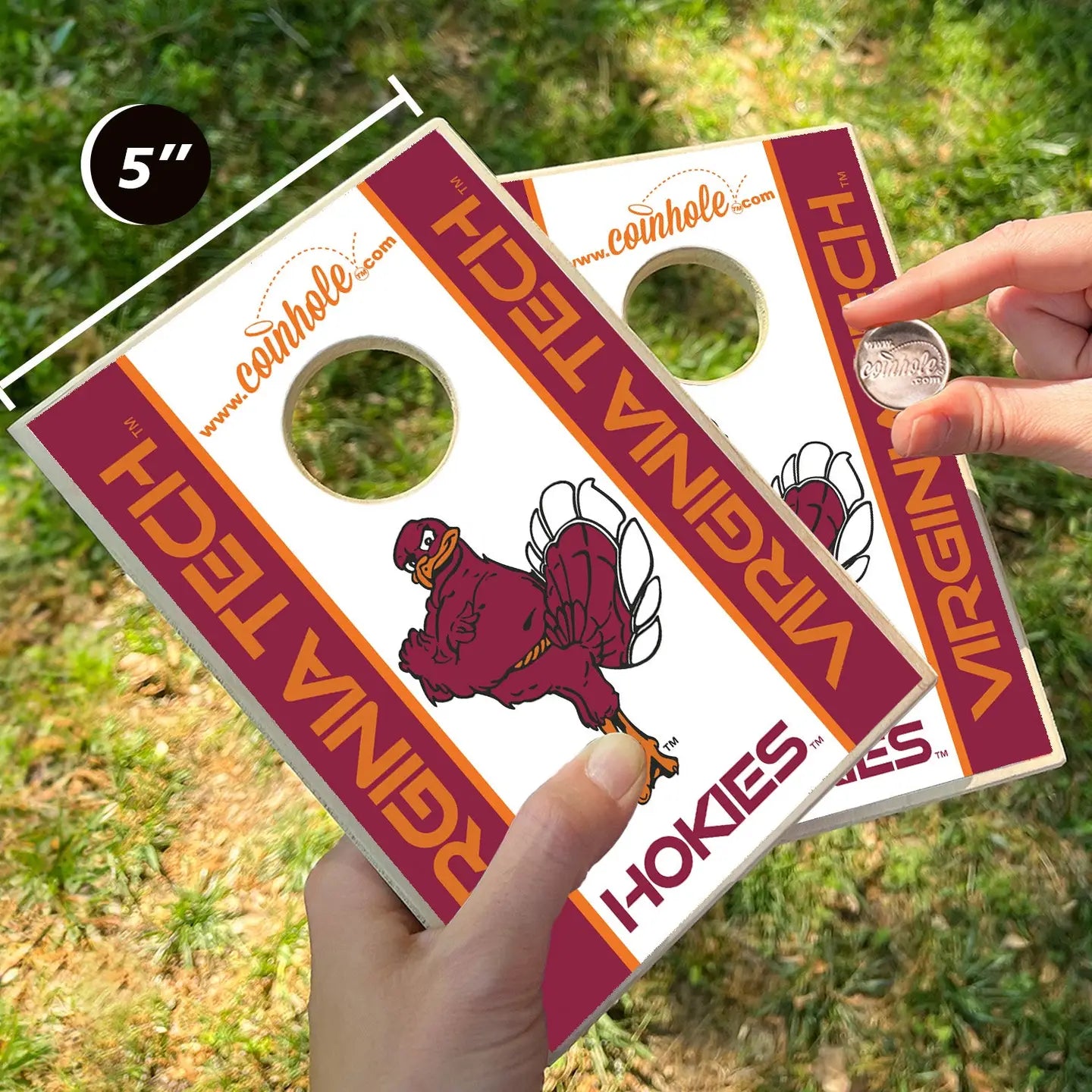 Coinhole Tabletop Game Set | Virginia Tech