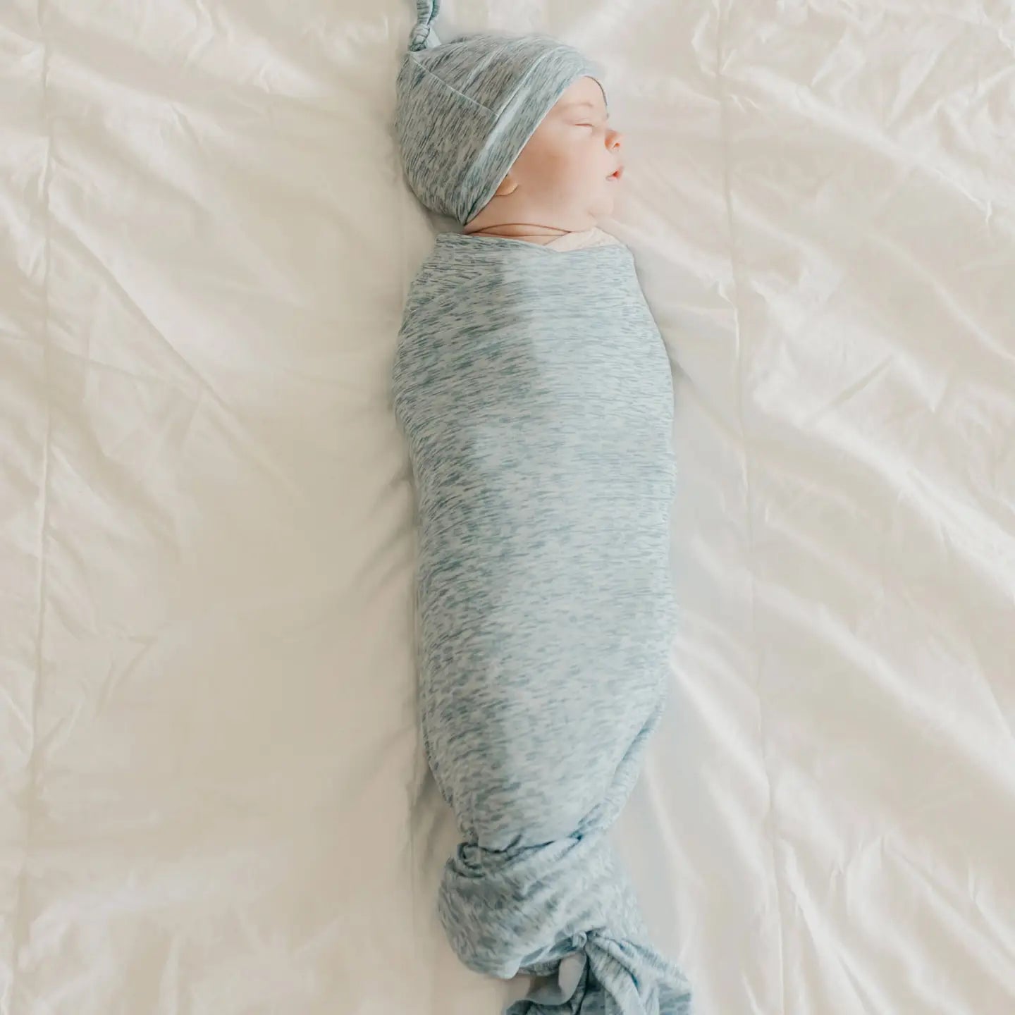 Knit Swaddle Blanket | Lennon