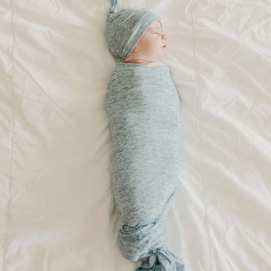 Knit Swaddle Blanket | Lennon