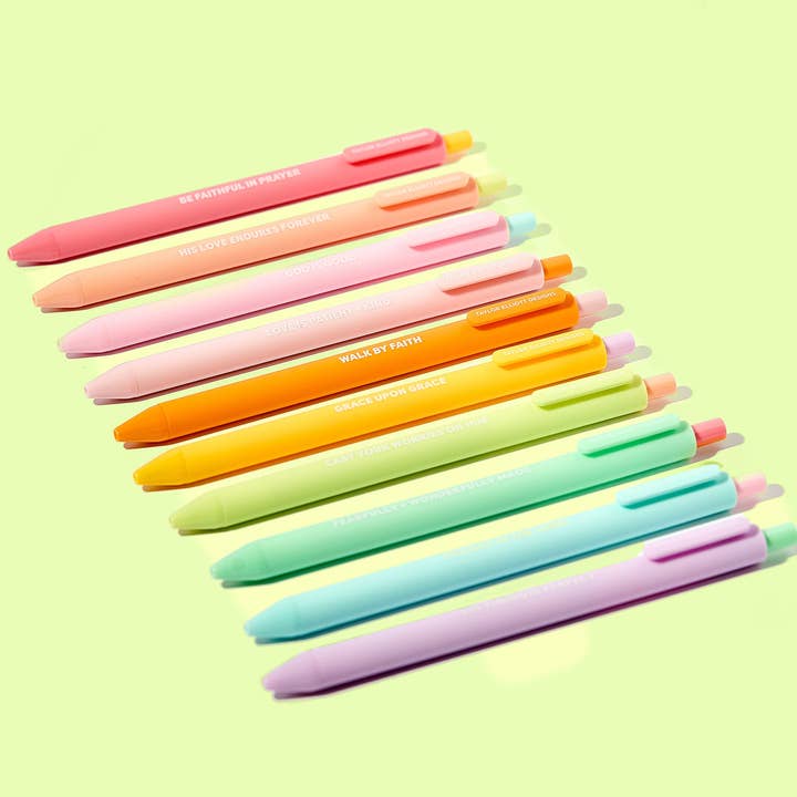 Gel Pen Set | Motivational Faith