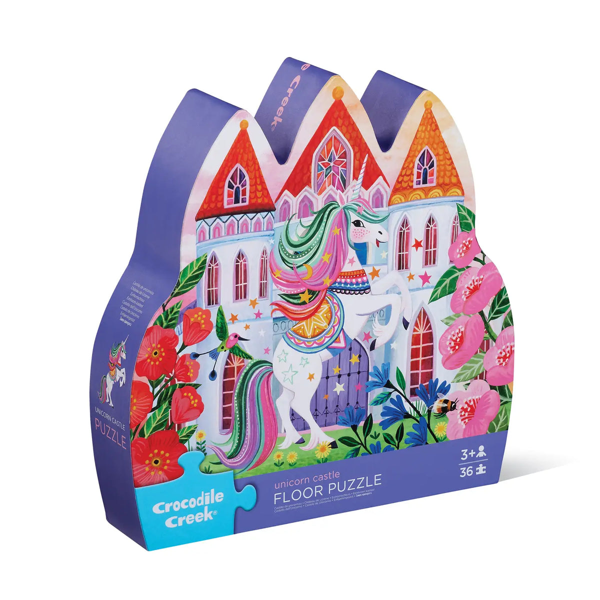 36-Piece Shaped Box Puzzle | Unicorn Castle