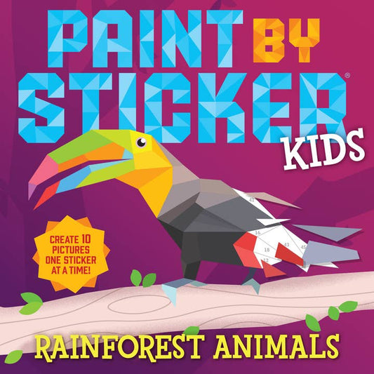 Rainforest Animals | Paint By Sticker