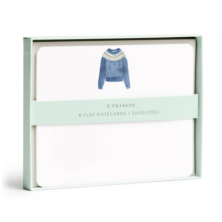 Boxed Flat Notecards | Sweater Weather