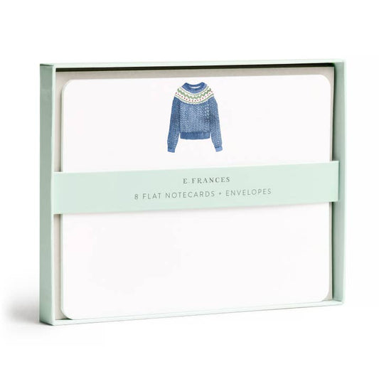 Boxed Flat Notecards | Sweater Weather