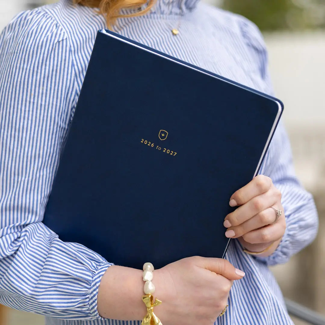 2026-2027 Bookbound Weekly Dapperdesk Planner | Navy