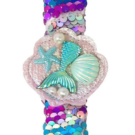 Mermaid Sequin Slap Bracelet