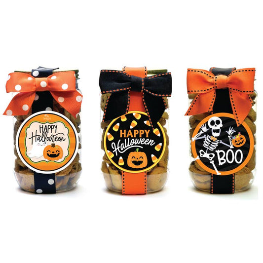 Pint Jar | Choc Chip | Halloween Orange/Black
