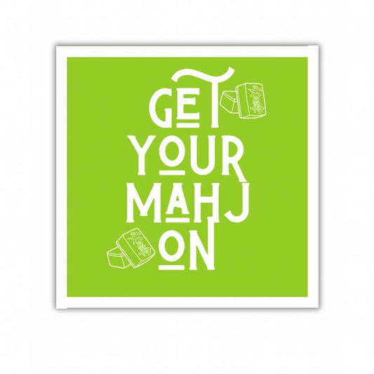 Cocktail Napkins | Get Your Mahj On