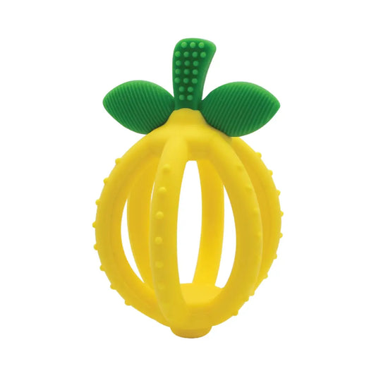 Bitzy Biter Teething Ball Baby Teether | Lemon