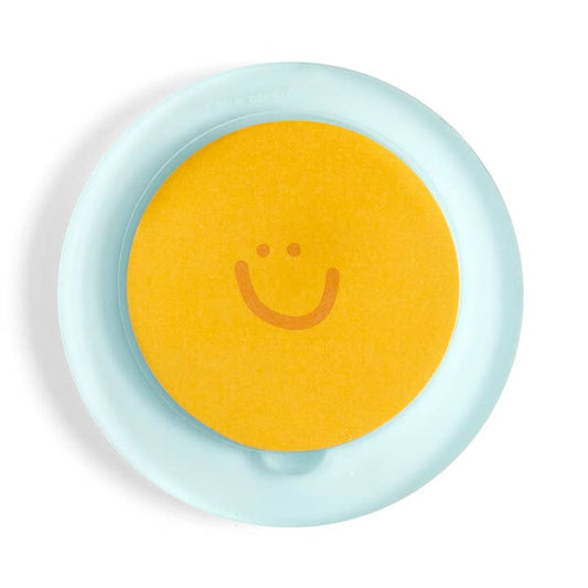 Smiley Face Sticky Notes with Acrylic Holder