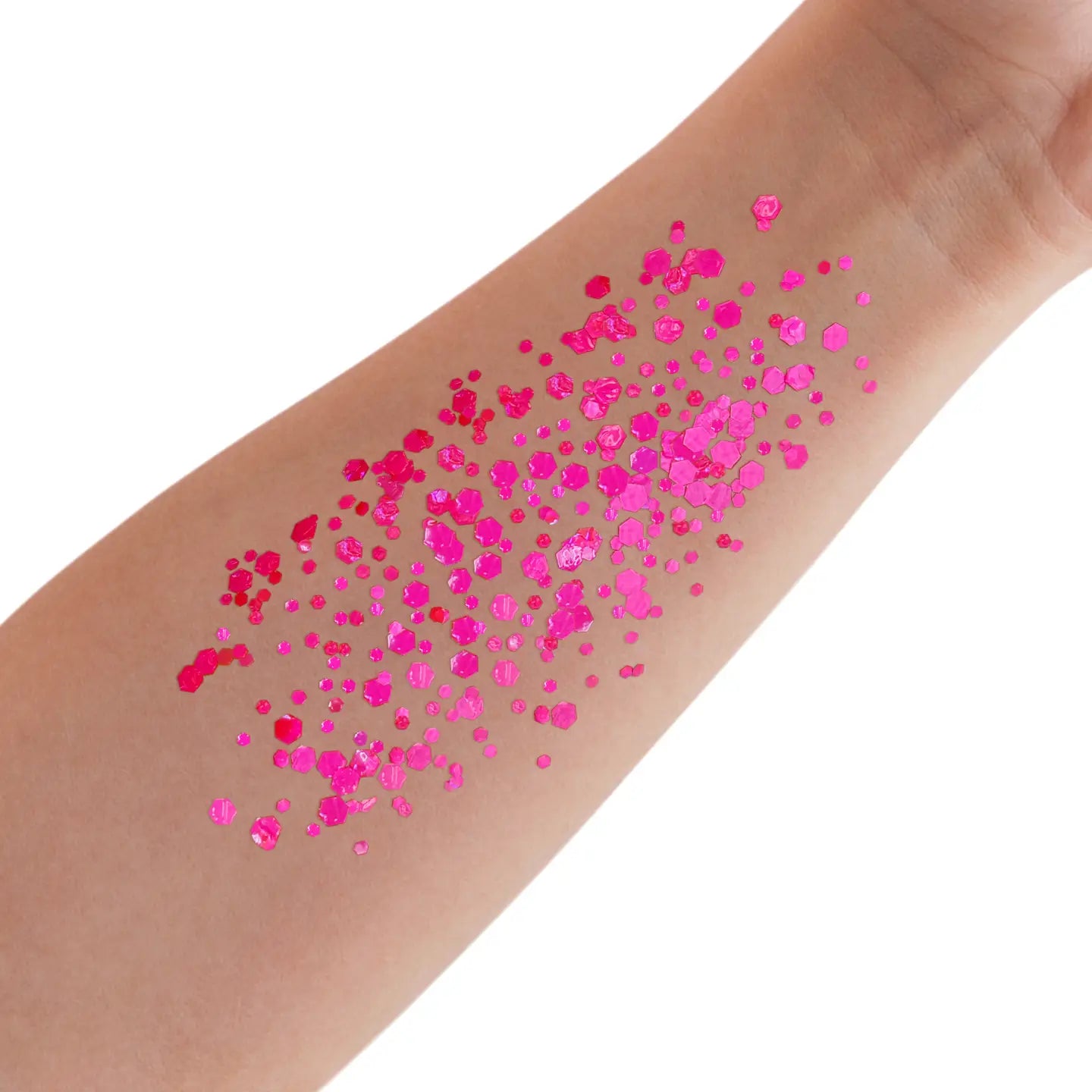 Chunky Confetti Glitter Gel | Neon Pink
