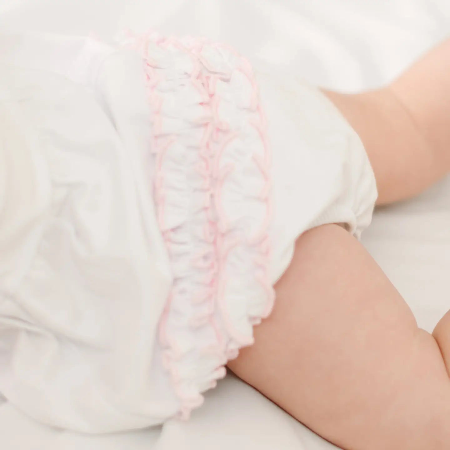 Little Crawlers Embroidered Ruffle Bubble
