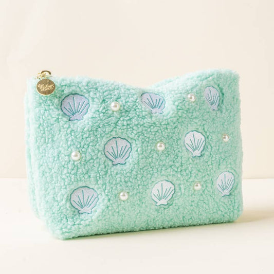 Teddy Pouch | Seashells & Pearls