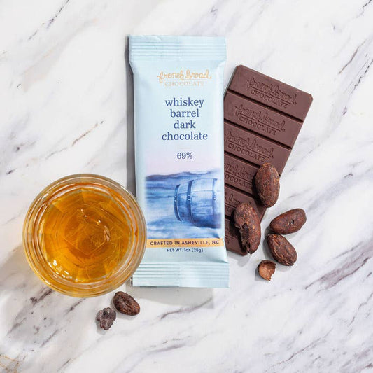 Whiskey Barrel with Smoked Salt Chocolate Bar
