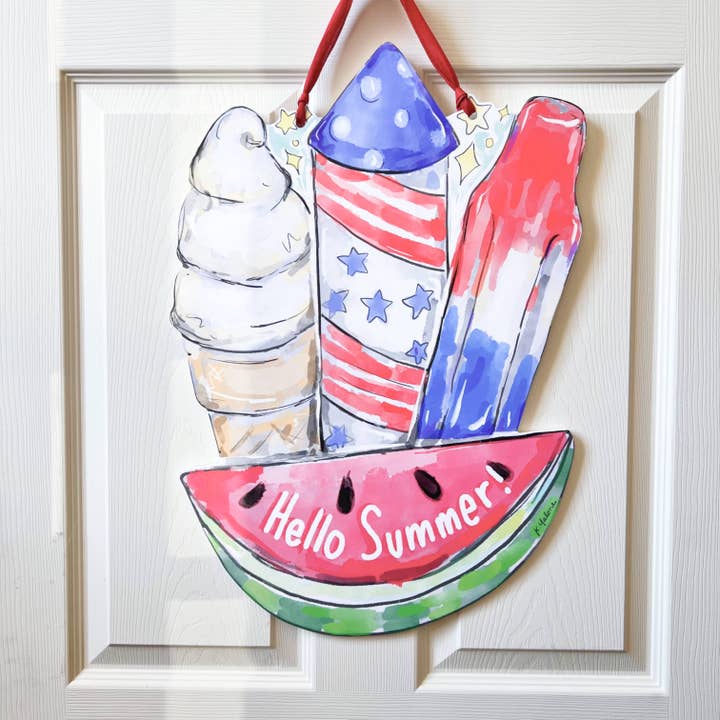 Door Hanger | Hello Summer Treats