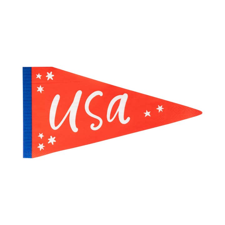 Guest Napkins | USA Pennant Fringe