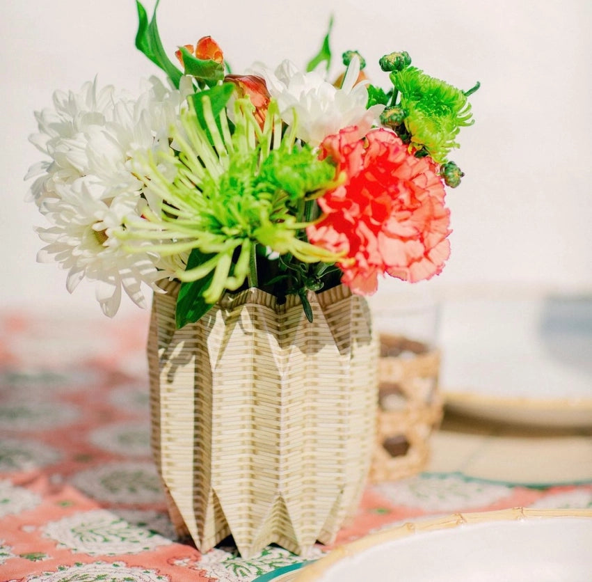 Paper Vase Wraps | Wicker