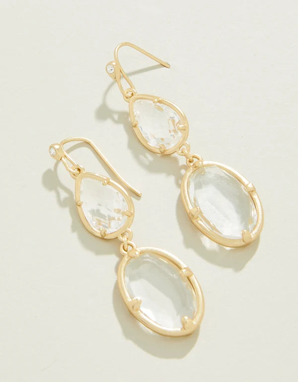 Lagoon Earrings Crystal