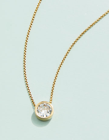 Lighthouse Necklace | 18“ Cubic Zirconia