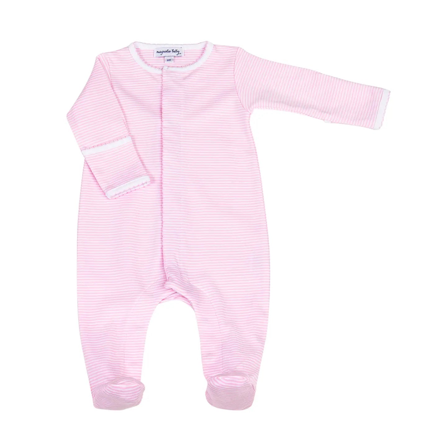 Footie | Pink Stripes
