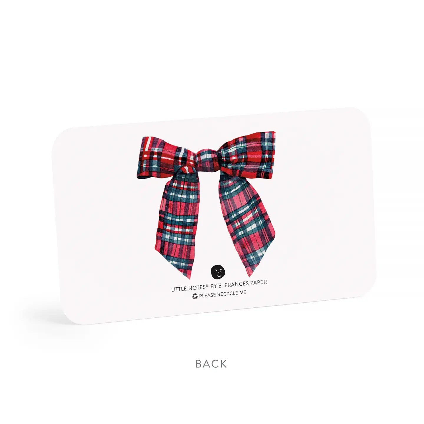 Little Notes | Plaid Bow