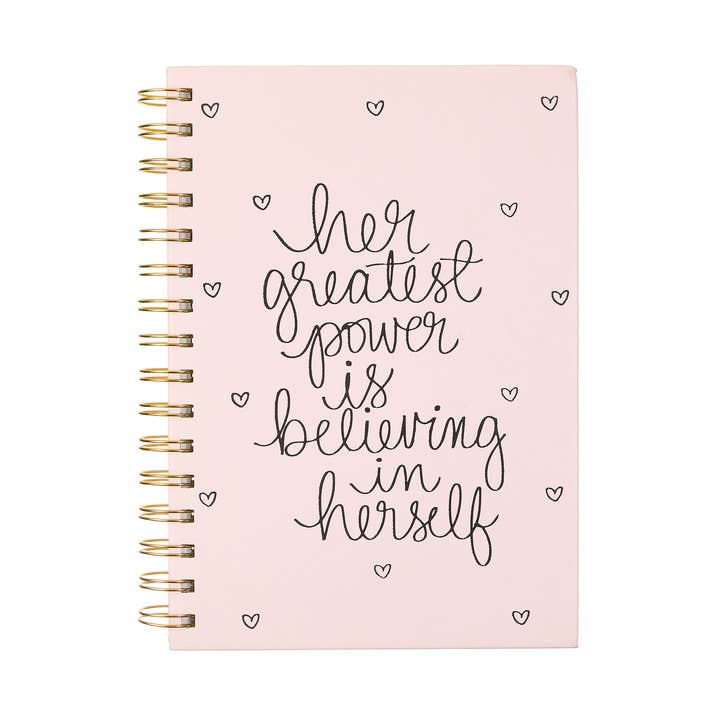 Her Greatest Power Spiral Journal