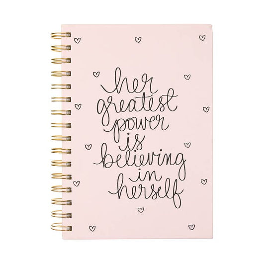 Her Greatest Power Spiral Journal