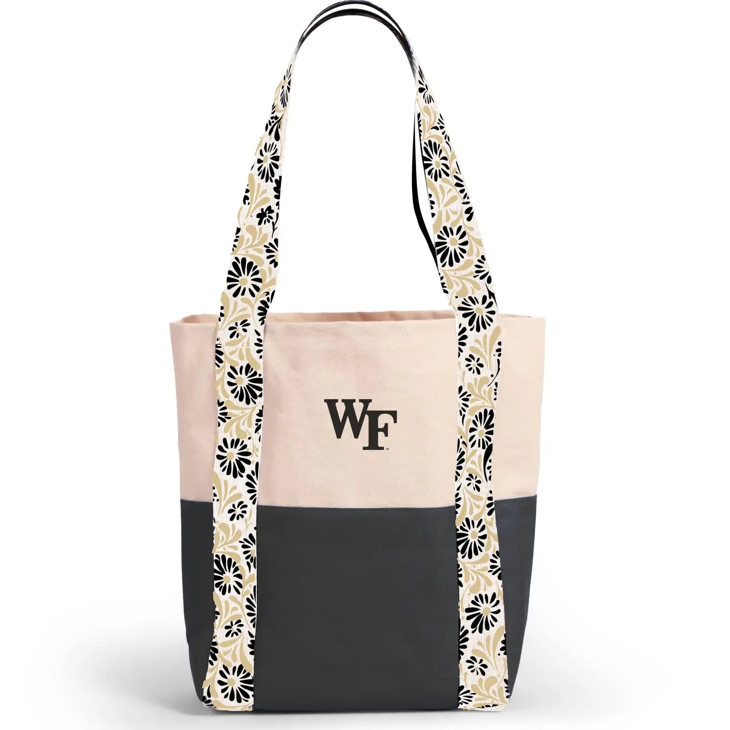 Canvas Mini Tote with Floral Straps | Wake Forest