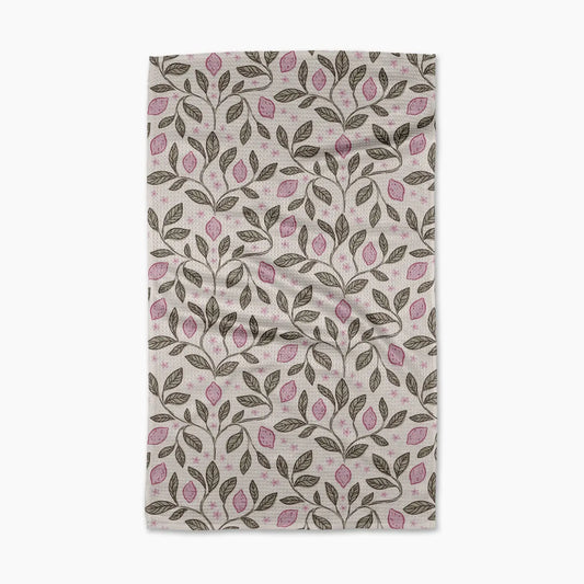 Tea Towel | Pink Summer Lemons