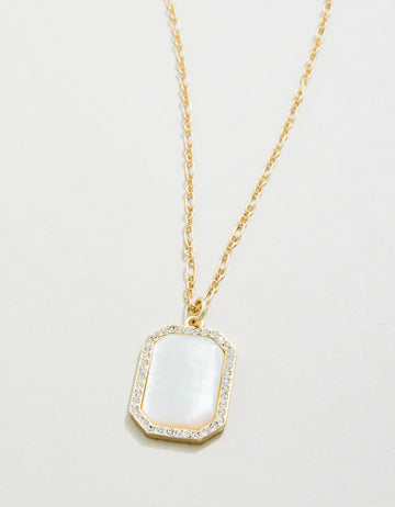 Bascom Necklace 18” | Mother-of-Pearl