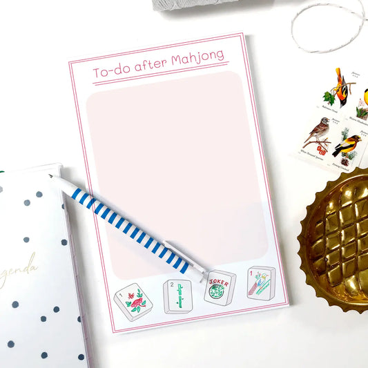 To-Do After Mahjong Notepad