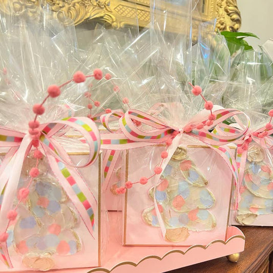 6"x6" Painted Canvas | Christmas Tree