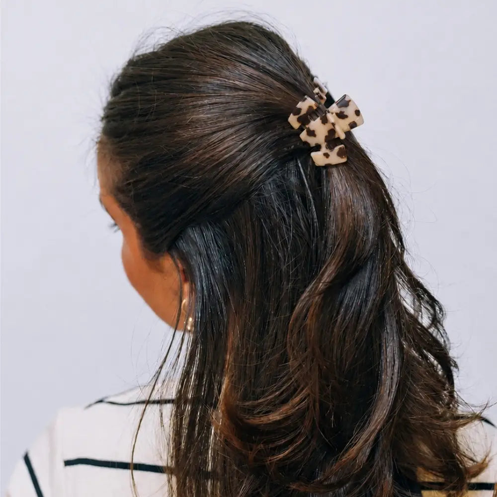 Petite Claw Clip | Blonde Tortoise