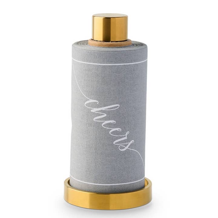 Cocktail Napkin Roll | Silver Fox