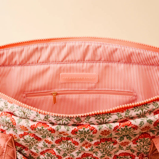 The Everyday Quilted Tote Bag | Everbloom Dusty Rose